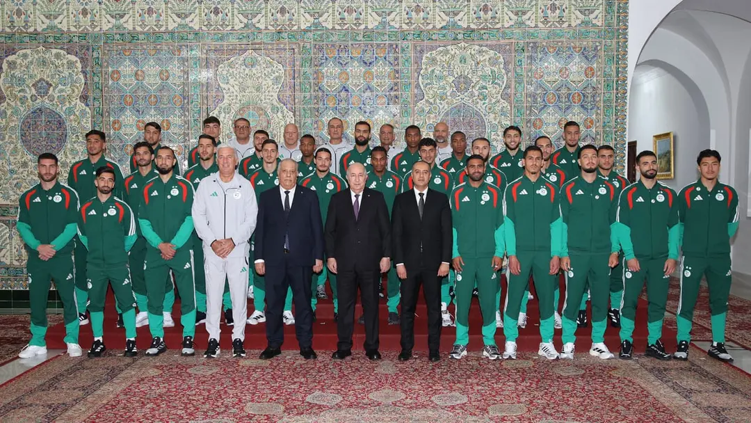 كأس العالم لكرة القدم: 2026 رئيس الجمهورية يستقبل بعثة المنتخب الوطني
